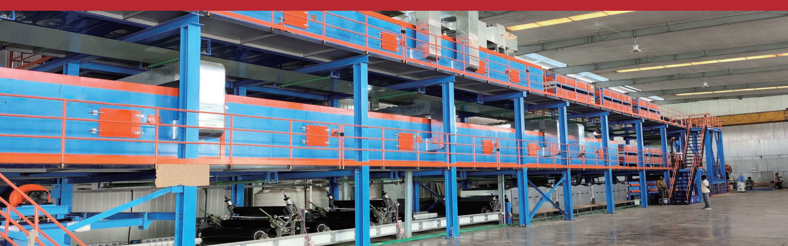 Linha de produção de cozimento duplo com revestimento triplo de alumínio